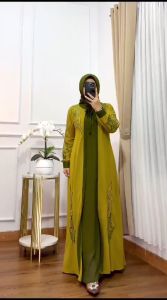 ZIFA FASHION // COD // NEW BORDIR ANJANI DRESS CRUTY FREE HIJAB // GAMIS ABAYA CRUTY BORDIR PAYET TABUR MEWAH // DRESS ROMPI PAYET TABUR CANTIK TERBARU // FASHION WANITA KONDANGAN // DRESS MUSLIMAH TRENDY // ABAYA CRUTY BORDIR // *LK