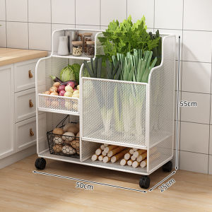 JINDONG | Multi-level Mobile Kitchen Storage Rack