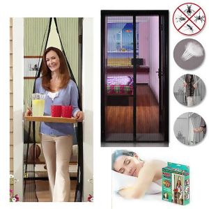 Rèm cửa nam châm chống muỗi Magic Mesh Rèm lưới chống côn trùng có nam châm dán tự động
