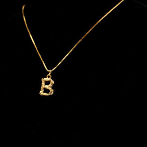 Diamond Embedded 26 Alphabet Pendant Necklace Simple Luxury Couples Jewelry Womens H Letter Y Pendant Silver Plated Alloy