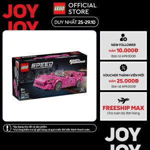 LEGO SPEED CHAMPIONS 77241 Đồ Chơi Lắp Ráp Siêu Xe Honda S2000 (300 chi tiết)