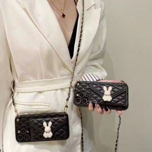 Thẻ trường hợp đối với iPhone 14 Pro Max với đường chéo Dây đeo dây bảo hiểm iPhone 15 Pro Max Ốp điện thoại di động Iphone 13 Pro Max Ví Túi Bao iPhone x XR XS Max 14 Promax 15 cộng với bìa với đồ đựng thẻ iPhone 11 12 Pro Max khe cắm thẻ ốp có dây chuyề