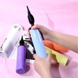 Balloons Manual propulsion air pump bithday party needs party supplies balloon air pump Random Color