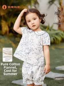 Wismorni | Sweet Doll Collar Girls T-Shirt