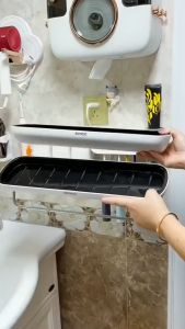 Kệ nhà tắm để đồ ECOCO cao cấp không cần khoan tường 1923