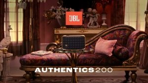 JBL Authentics 200 Smart Home Speaker With Wi-Fi Bluetooth And Voice Assistants With Retro Design