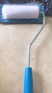 PoloLock Paint Roller With Handle 4 inch Baby Roller Refill For Painting DIY Project