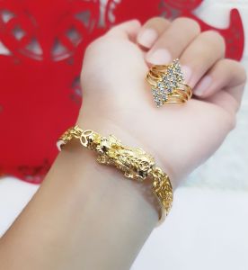 Xuping Gelang Naga Set Cincin Xds67