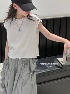 Aiza basic | New Fashionable Girls Short Sleeve T-shirt