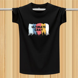 Loose Fit Pure Cotton Short Sleeve T-Shirt Mens Youth Fashionable Trendy Base Layer Shirt Chinese Culture Print round Neck