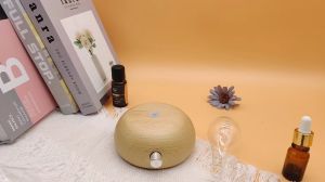 WAYEE Wooden waterless Essential Oil Nebulizing Diffuser for Aromatherapy Home Fragrance Scent Diffuser Use for Room SPA YOGA HOTEL