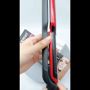Professional Hair Straightener Irons LED Display Ceramic Flat Iron Wide Plates Chapinha Para Cabelo Adjustable Temperature