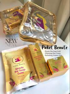 Paket Flova Beaute 3 in 1 Daycream - Sabun Muka - Facemist Mencerahkan wajah SPF 30