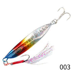 Hunthouse 65mm 20g Jigging Metal Jig Fishing Lure Spoon Slow Sinking Hard Bait Casting For Saltwater Pike Bass Trout Fish Tackle