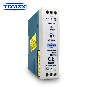 Nguồn Cấp Điện Chuyển Mạch Trên Thanh Ray TOMZN EDR MDR 20W 60W 75W AC-DC SMPS Điện Áp Ra Điều Chỉnh Được 5V 12V 15V 24V 36V 48V Điện Áp Vào AC100-240V