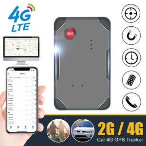 JPK【Ready Stock】4G Mini Car GPS Tracker Vehicle Locator Real Time Pet Child Anti-Lost Tracking Device Long Standby APP Control Magnetic Mount