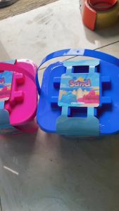 Xô cát động lực Deli Y012/Y013 - Cát động lực nhiều màu kèm khuôn