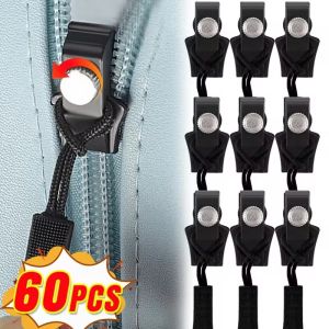 Universal Zipper Repair Kit Detachable Zipper Slider Pull For Jackets Luggage Bags Non-Slip Metal Zip Head DIY Sewing Supplies