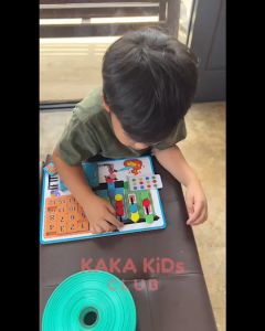 กระดานจิ๊กซอร์ ตัวเลข เรียงสี  ช่วยฝึกทักษะในการคิด Multiple Game Puzzle Toys