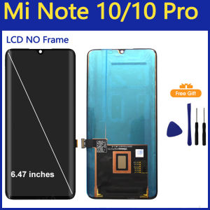 AUMOOK | New AMOLED Display For Xiaomi Mi Note 10 LCD Display Touch Screen Digitizer For Xiaomi Mi Note 10 Pro LCD Display Replacement