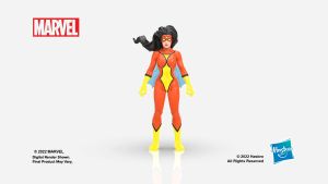 Marvel Legends Series Retro 375 Collection Spider-Woman 3.75-Inch Collectible Action Figures Toys for Ages 4 and Up