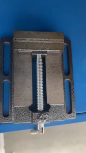 ปากกาจับชิ้นงานสว่านแท่น ปากกาแท่นเจาะ Drilling Press Machine Vise จับเหล็ก ทำจากวัสดุเหล็กหล่อคุณภาพดี ทนทาน