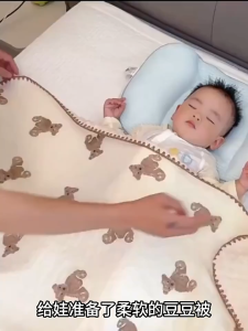 Newborn Baby Muslin Swaddle Blanket Cotton Cartoon Towel Gift Wrap Kain Selimut Kain Bedung Bayi