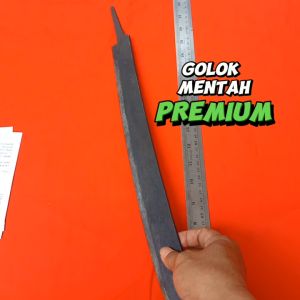 Golok Masa Kini Premium 40cm - Hitam Elegan Sudah Di Sepuh Aksesoris Dapur