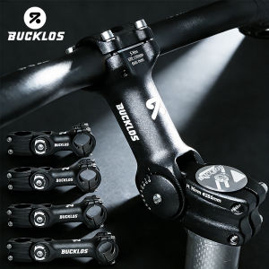 BUCKLOS | BUCKLOS Adjustable Bike Stem Durable Mountain Bike Handlebar Power CNC Forged Aluminum Alloy MTB BMX Cycling Handle Stem Power