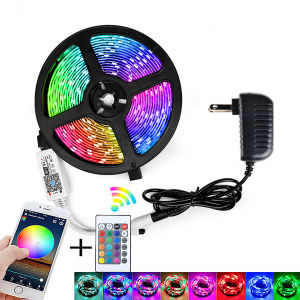 Angelila 2835SMD RGB LED Strip Light with Wifi Controller for Home Party Birthday Decoration