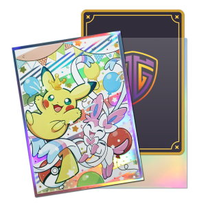 Takara Tomy | 60PCS 67x92mm Standard Size Pikacu Anime Card Sleeves and PKM Base Set Fossil Jungle Proxy Collectors Cards