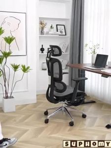 💖SG local stock💖ergonomic chair computer chair office chair mesh chair high back with headrest with footrest
