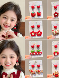 Non-Pierced Fish Tail Starfish Shell Earrings for Girls