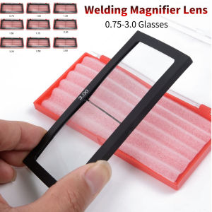 0.75-3.0 Diopter Arc Welding Magnifier Lens & Magnifying Welder Glasses