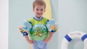 เสื้อชูชีพ Winmax เด็กเสื้อกั๊กลอยตัว2-6ปีแขนลอยโฟมสำหรับเด็กชายและเด็กหญิง