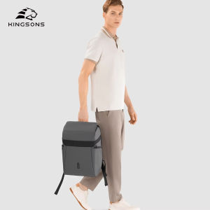 Kingsons Backpack For Men 15.6 inch Laptop 2025 New TSA Lock Anti-theft Waterproof 180° Open Up College Student Boys School Bag