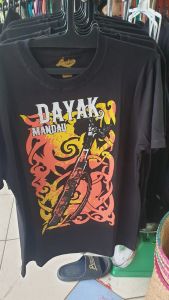 Kaos Distro Etnik Dayak Kalimantan