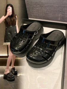 ST&SAT | Thick Soled Increased Height Gladiator Sandals Women Summer New Buckle Caged Sandals