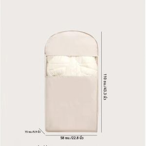 1 PC ลงเสื้อบีบอัดฝุ่นเสื้อผ้าการบีบอัดแขวนกระเป๋าในครัวเรือนที่มองเห็นได้กระเป๋าเก็บเสื้อผ้าตู้เสื้อผ้า