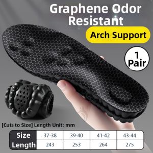 ZHIHAOEN | Graphene Arch Support Antibacterial Sweat Absorption Anti-odor Sports Insoles