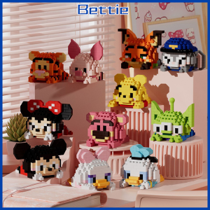 BETTIE Mini Bricks Toys/Kartun  Mainan Block/3D Mainan Block/Mainan Edukatif Bricks