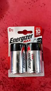 Energizer Max Alkaline size D Battery E95 D2 (2-Pack 1.5V)