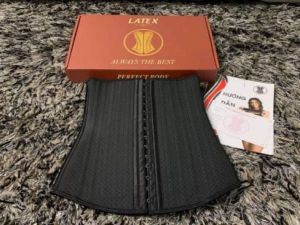 (FREE: thanh nới+thước dây) Đai latex 25 xương dài 26cm thông hơi nhập khẩu châu Âu - Giải pháp tốt nhất có được 1 vòng eo con kiến.