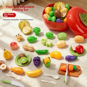 QU RAN | Food-Grade Chewing Simulation Apple Cutting Toy