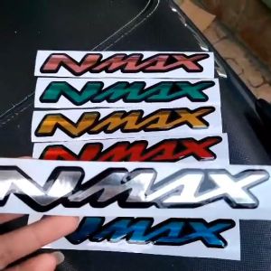 Stiker NMAX MATIC Stiker NMAX chrome premium panjang 18 cm stiker emblem NMAX