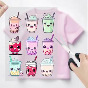 2PCS 15CM Cute Cartoon Animal Series Hot Transfer Printing Stickers for Ethylene Fashion New DIY Clothes Hats Washable Stickers