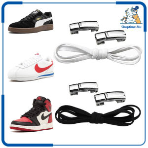 1 Set Tali Sepatu Magnet Simple Shoelace Magnetic Lazy Elastic Shoelaces Tali Sepatu Magnetik