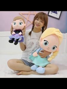 30cm 40cmDisney Plush Toys Frozen Elsa Anna Stuffed Toys Movie Princess Anna Elsa Cartoon Doll Cute Gift For Kids