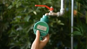 Pengatur Waktu Air Elektronik Otomatis Pengatur Waktu Irigasi Taman Pengontrol Air Tanaman Cerdas
