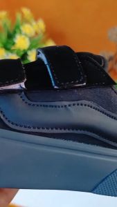 PROMO SEPATU VANS6 KNU SCOLL. SEPATU SEKOLAH ANAK PEREKAT /TALI SD 1 SAMPAI 13 TAHUN OLD SKOOL HITAM POLOS TERMURAH TERBARU